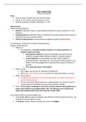 Evidence Based Practice Exam 1 Study Guide.