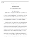 UnitVII  Essay.docx   LSS 1300  Taking Steps to Achieve Goals  Columbia Southern University  LSS 1300: Learning Strategies for Success  Taking Steps to Achieve Goals  Thinking back on my time spent on this course, I have learned a lot about the goals I se