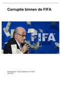 Verslag maatschappijleer over 'Corruptie binnen de FIFA'