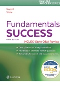 Fundamentals Success: NCLEX®-Style Q&A Review (Davis's Q&a Success), 5th edition 