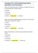 Comptia ITF&plus; &lpar;FC0-U61&rpar; Exam-Hard Questions And Answers 