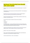 Bail Bond Test &lpar;Florida&rpar; Exam Bundle with Latest Update