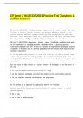 CIP Level 2 NACE-CIP2-001 Practice Test Questions & verified Answers