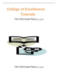 Tax3761 exam pack