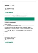 Week 4 quiz&period;docx questions with correct answers