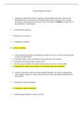 NUR 3251 - Pharmacology Exam 2 Review. Questions and Answers. All 100% Correct.