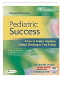 TEST BANK FOR Pediatric Success,A Course Review Applying Critical Thinking (Davis Success Series) by Beth Richardson