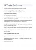 IBT Practice Test Exam 2024&sol;2025 Questions With Completed & Verified Answers&period;