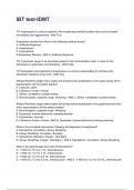 IBT test-IDMT Exam 2024&sol;2025 Questions With Completed & Verified Solutions&period;
