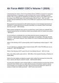 Air Force 4N051 CDC's Volume 1 &lpar;2024&rpar; Exam Questions With Completed & Verified Solutions&period;