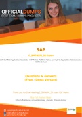C_SMPADM_30 Exam Questions - Verified SAP C_SMPADM_30 Dumps 2021