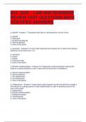 BUL 3320 &ndash; LAW AND BUSINESS REVIEW TEST QUESTIONS WITH CERTIFIED ANSWERS 