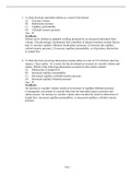 Test Bank Chapter 8- Disorders of Fluid, Electrolyte, and Acid-Base Balance NURS 3365 Chamberlain College of Nursing