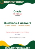 Oracle 1Z0-819 Exam Dumps PDF Easily Download and Prepare Well to Assure Success