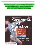 Test Bank For Memmler's Structure and Function of the Human Body 12th Edition Barbara Johnson Cohen&comma; kerry L&period; HULL&lpar; all chapter included graded A&plus;&rpar;