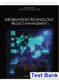 Information Technology Project Management 8th Edition Kathy Schwalbe Test Bank> Complete.