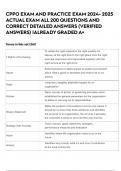CPPO EXAM AND PRACTICE EXAM 2024- 2025 ACTUAL EXAM ALL 200 QUESTIONS AND CORRECT DETAILED ANSWERS &lpar;VERIFIED ANSWERS&rpar; &vert;ALREADY GRADED A&plus;