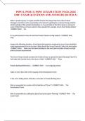 PSPO I&comma; PSM I E PSPO I EXAM STUDY PACK 2024&vert; 1200&plus; EXAM QUESTIONS AND ANSWERS RATED A&plus;
