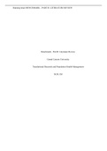Essay Translational Research and Population Health Management NUR-550 &lpar;NUR 550&rpar; 