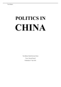 Oxford Finals Revision Notes for Politics in China (227)