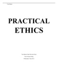 Oxford Philosophy Finals Practical Ethics Revision Notes