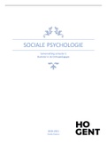 Samenvatting Sociale psychologie 