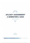 AFL2601 Assignment 
