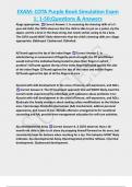 EXAM&colon; COTA Purple Book Simulation Exam  1&colon; 1-50&semi;Questions & Answers  