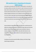 EOC practice test 2&semi; Questions & Answers  100&percnt; Solved    