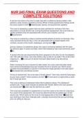 Nur 350 Pharmacology Test 1 Quiz Questions and Correct Answers