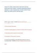 CPSGT PT&period;1 FINAL EXAM LATEST 2024 WITH ACTUAL  QUESTIONS AND CORRECT VERIFIED ANSWERS&sol;ALREADY  GRADED A&plus; 100&percnt; GUARANTEED TO PASS CONCEPTS&lpar;ALL  WHAT YOU NEED&rpar; LATEST EDITION 2024