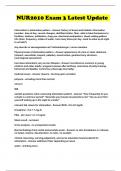 NUR2010 Exam 3 Latest Update 
