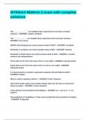 ISYE6414 Midterm 2 exam with complete solutions&period;