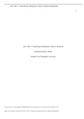 ACC 308 7-1 Final Project Submission Notes to Financial Statements