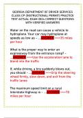 GEORGIA DEPARTMENT OF DRIVER SERVICES  CLASS CP &lpar;INSTRUCTIONAL PERMIT&rpar; PRACTICE  TEST ACTUAL EXAM 2024 CORRECT QUESTIONS  WITH VERIFIED ANSWERS 