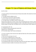 NURSING 1 Care of Patients with Breast Disorders