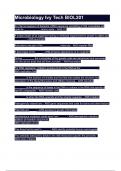 Microbiology Ivy Tech BIOL201&period;  Questions & 100&percnt; Verified Correct Answers with complete solutions &lpar;Latest update 2024 2025