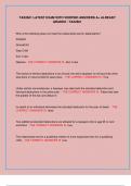 TAX2601 LATEST EXAM WITH VERIFIED ANSWERS A&plus; ALREADY GRADED &sol; TAX2601