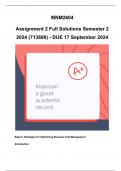 MNM2604 Assignment 2 &lpar;COMPLETE ANSWERS&rpar; Semester 2 2024 &lpar;713888&rpar; - DUE 17 September 2024 &semi; 100&percnt; TRUSTED Complete&comma; trusted solutions and explanations