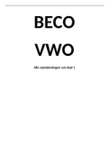 Samenvatting In Balans  - Bedrijfseconomie in balans VWO Theorieboek 1, ISBN: 9789462871854  Bedrijfseconomie