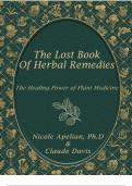 The Lost Book of Herbal Remedies by Dr&period; Nicole Apelian