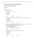 Test Bank for Patient Care in Radiography 8th Edition by Ehrlich