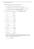 Dosage Calculation Practice #2 Answer Key.