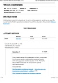 MATH 221 Week 5 Homework&semi; Statistics for Decision-Making