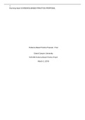 NUR 699 - Evidence-Based Practice Proposal - Final&period;