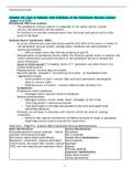 Class notes &lowbar;Nursing NUR 3180 &lowbar; MEDSURGE 3 