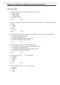 BUSI 510 Chapter 12 Final Exam Questions and Answers- Columbia College