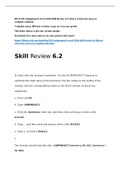 BUSI 201 Assignment 8 Excel 2016 Skill Review 6.2