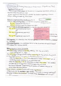 AP Statistics HANDWRITTEN NOTES (CH. 9: Significance Tests for Proportions)