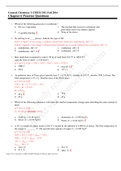 Chemistry 101 - Chapter 6 Solutions
